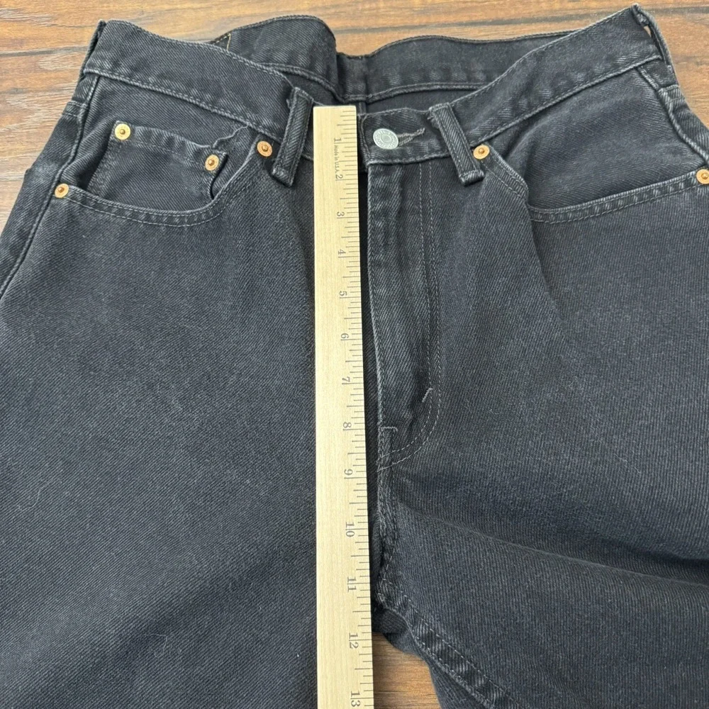 Levis 550 Jeans Men's Sz 32 X 34 Black Straight Denim Vintage Relaxed Fit